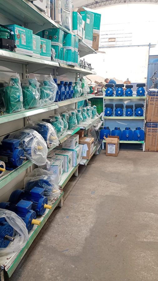 Estantería de bombas centrífugas
